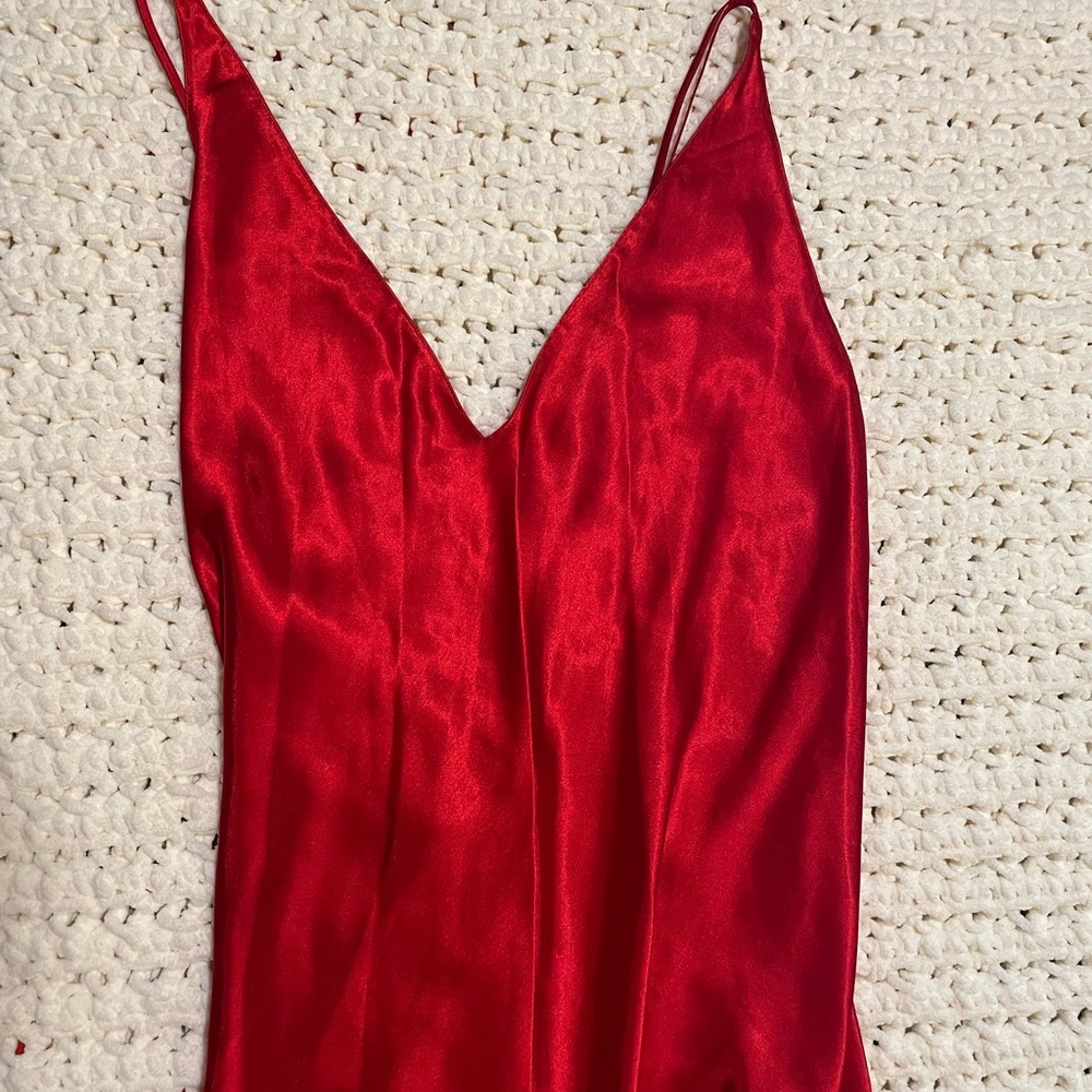 Long Nightgown with pretty straps and high slit